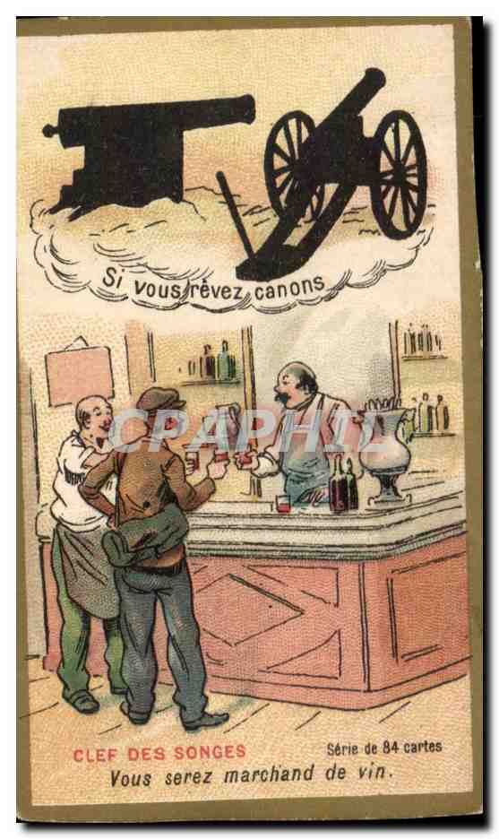 Chromo Clef des songes Vous serez marchand de vin