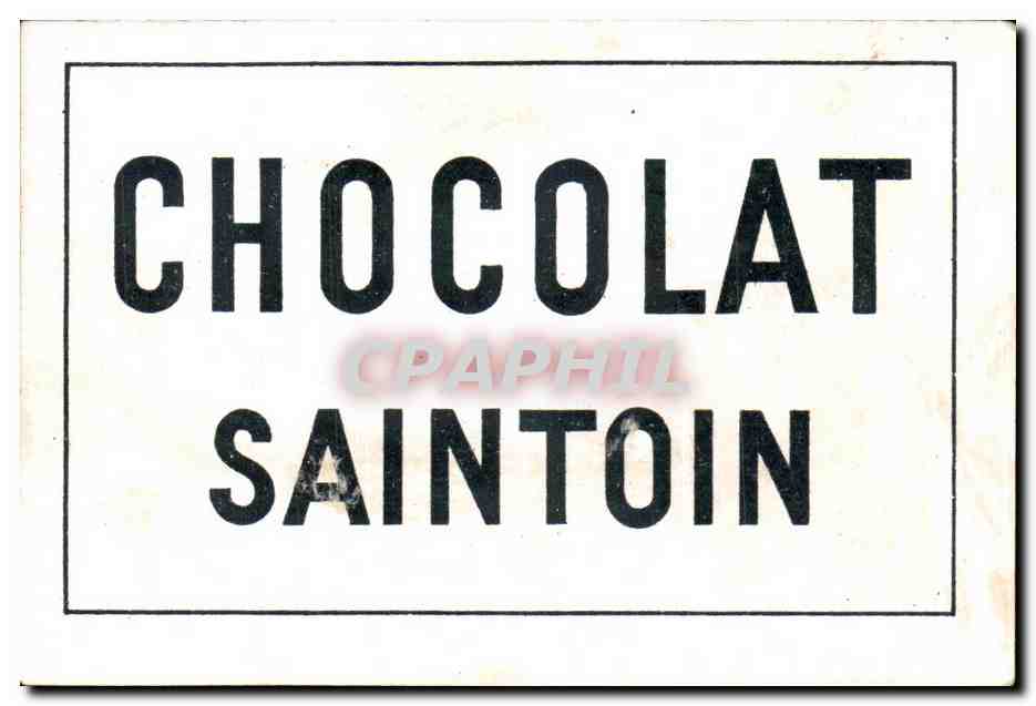 Image Chocolat saintoin Oiseau Noel  — Rückseite