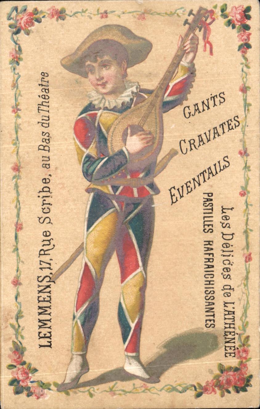 Chromo Au Sport Rue Scribe Parfumerie Lemmens Rue Scribe Paris Guignol