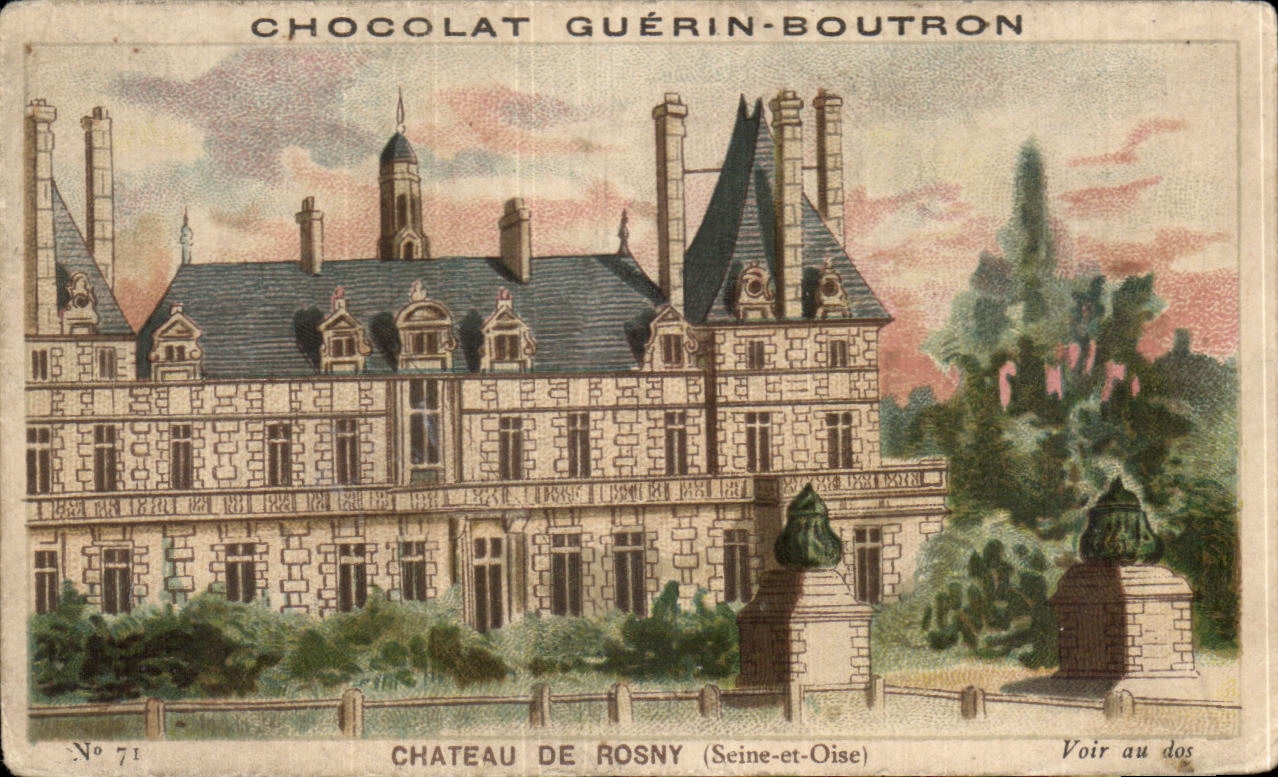 Chromo Chocolat Guerin Boutron Chateau de Rosny 