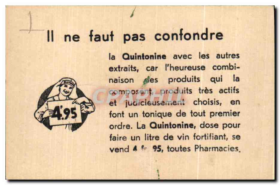Image Chastellux Yonne Le Chateau Quintonine Quinquina — Back