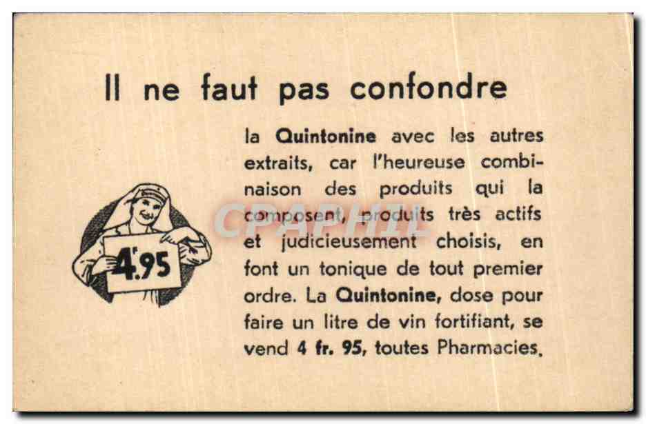 Image Pierreclos Le Chateau Quintonine Quinquina — Verso