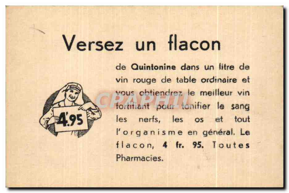 Image Hurigny Chateau de Salornay Quintonine Quinquina — Verso