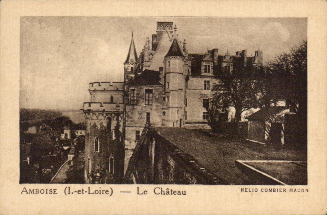 Amboise (I.-et-Loire) — Das Schloss — Helio Combier Macon
