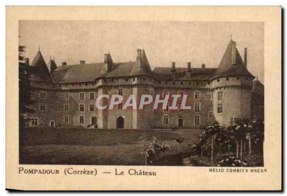 Pompadour (Corrèze) — Le Château — Helio Combier Macon
