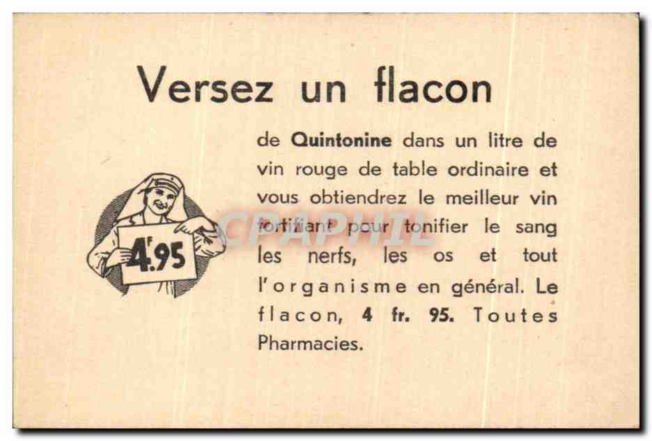 Image Combiers Chateau de Lasfond Quintonine — Verso