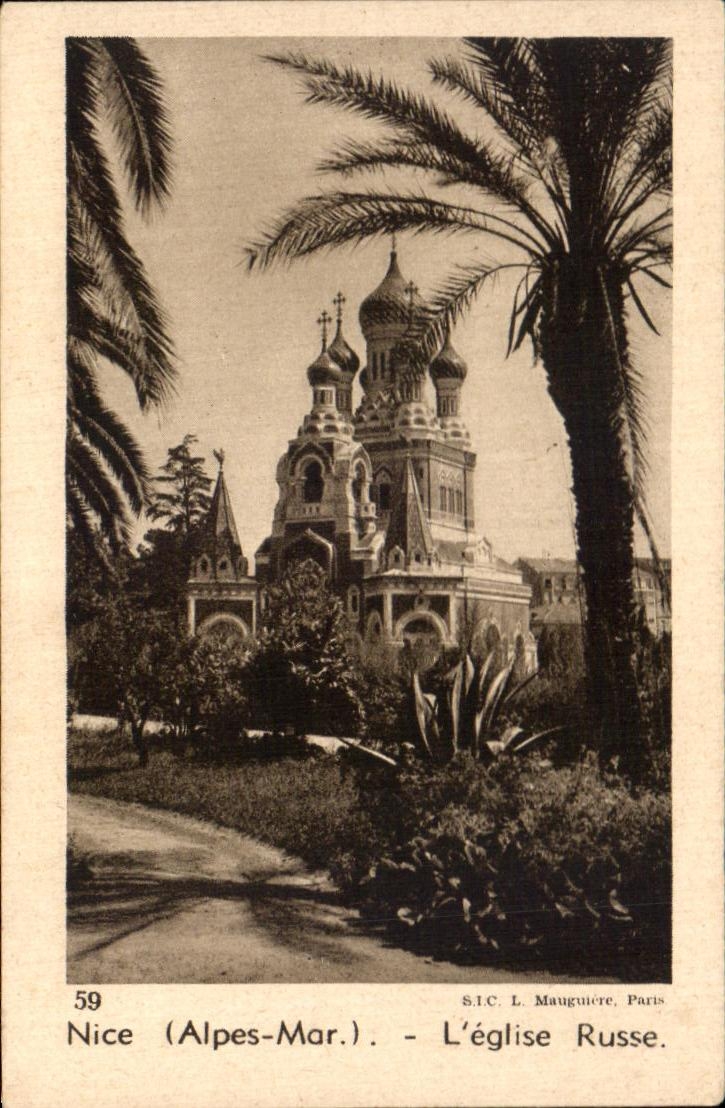 Image Nice L'eglise Russe Russian church Quintonine
