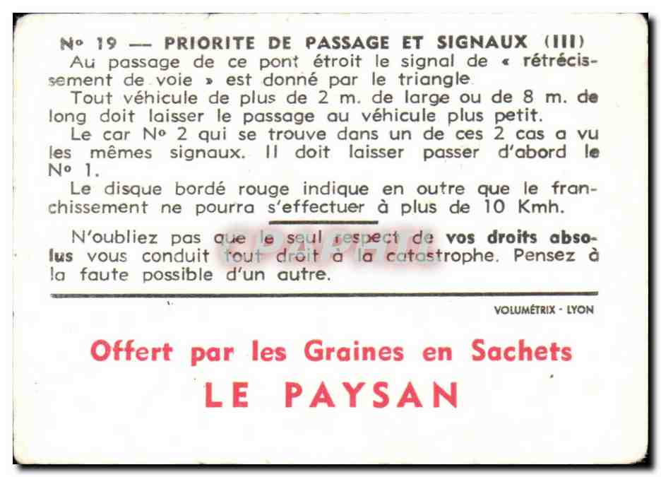 Image Priorite De Passage Et Signaux — Back