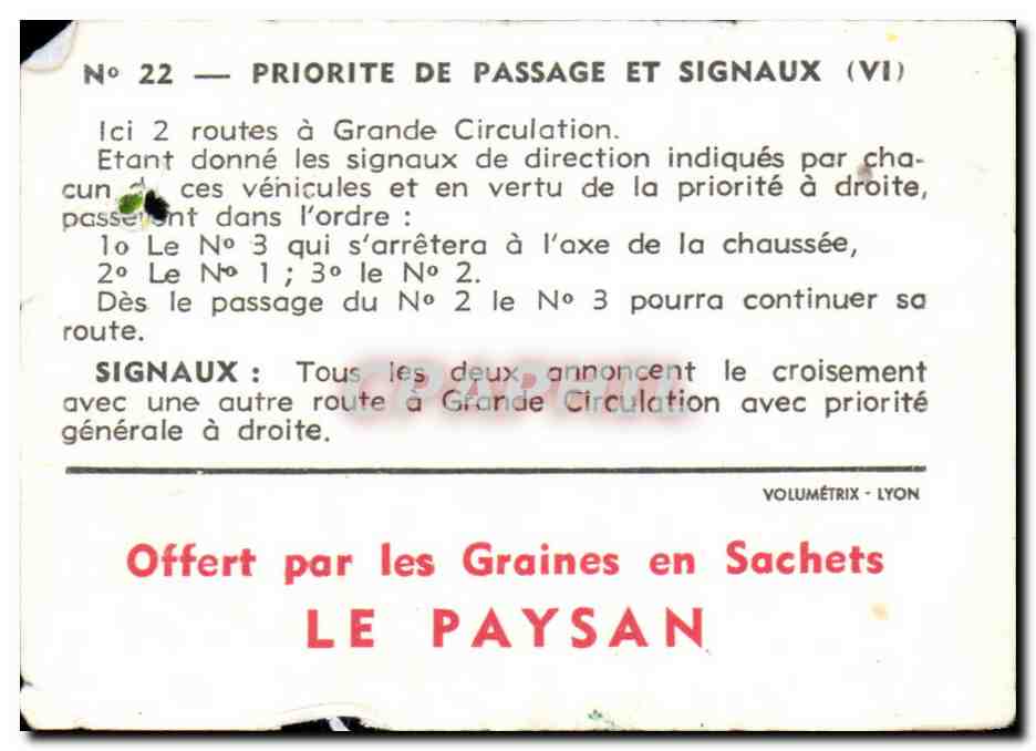 Image Priorite De Passage Et Signaux — Rückseite