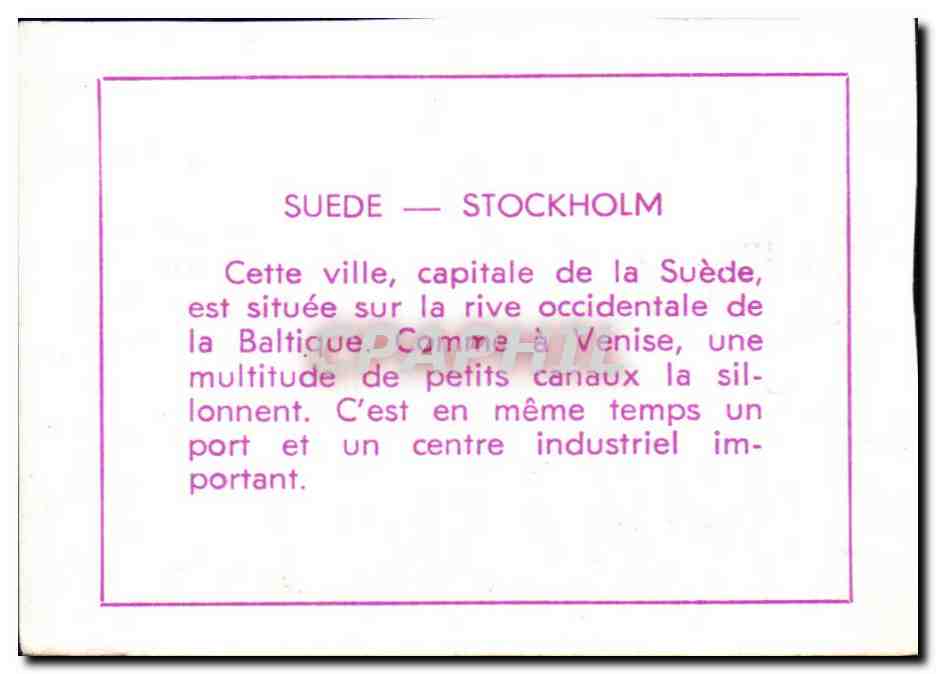 Image Suede Stockholm Sweden — Verso