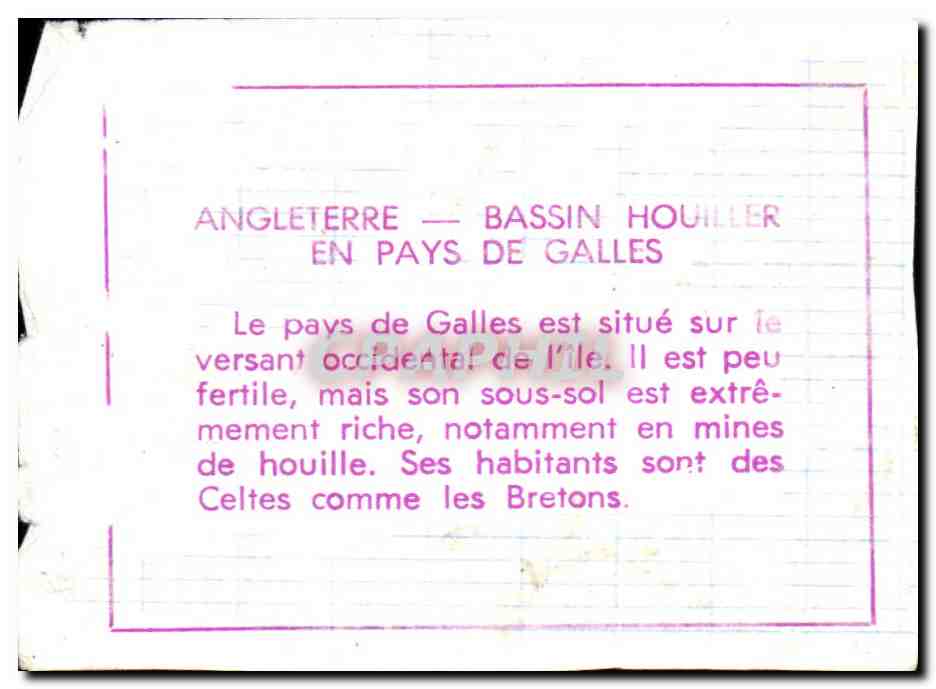 Image Angleterre bassin houiller en pays de Galles — Rückseite