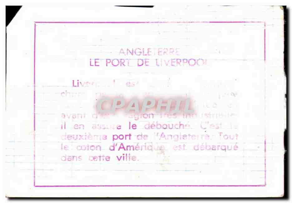 Image Angleterre le port de Liverpool — Back