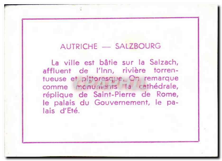 Image Autriche Salzbourg — Verso