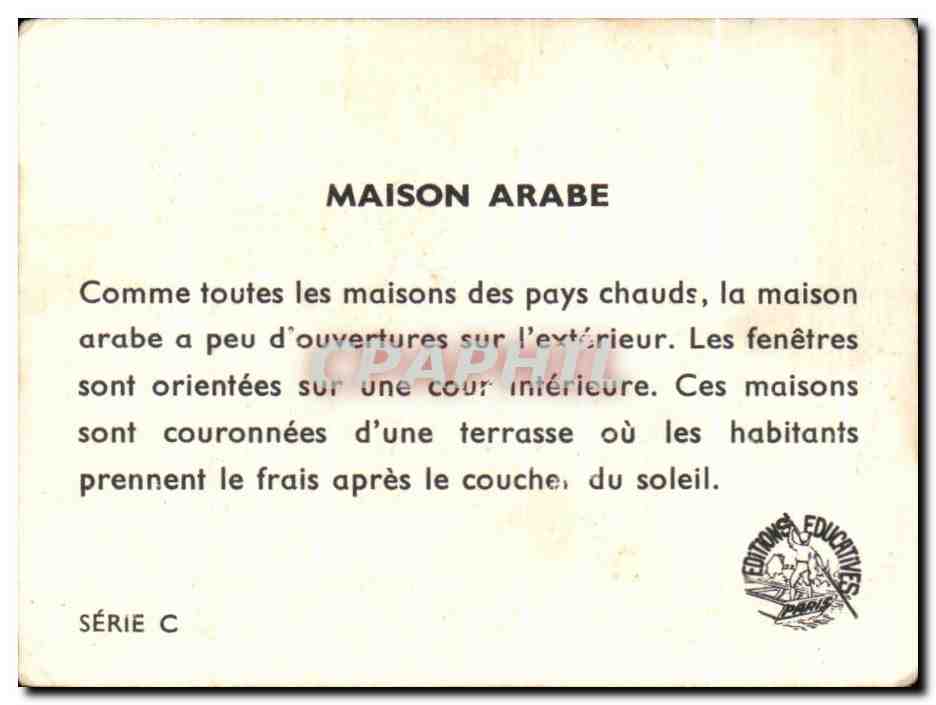 Image Maison Arabe Chameau Camel — Verso