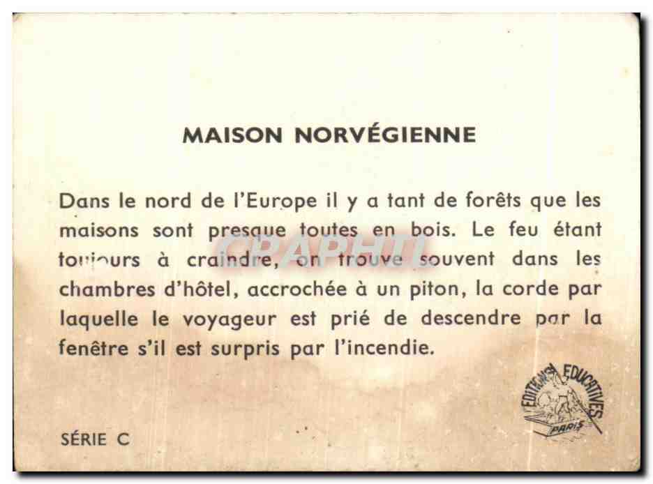 Image Dans Le Nord De l'Europe  — Rückseite