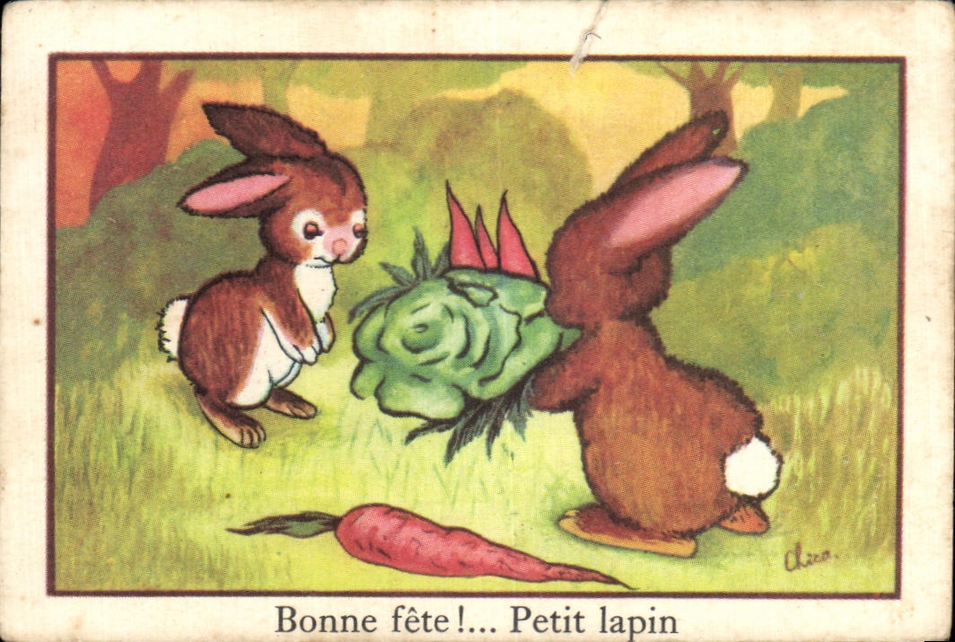 Image Bonne fete petit lapin Rabbit 