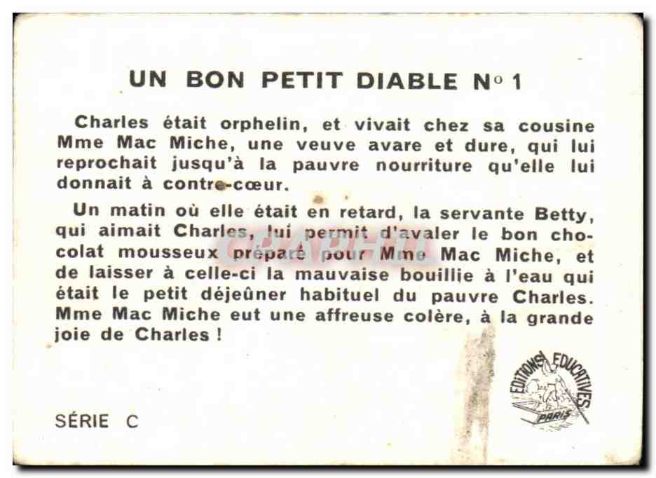 Image Un Bon Petit Diable — Verso