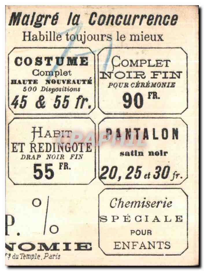 Chromo Chez Coutard Tailleur  — Back