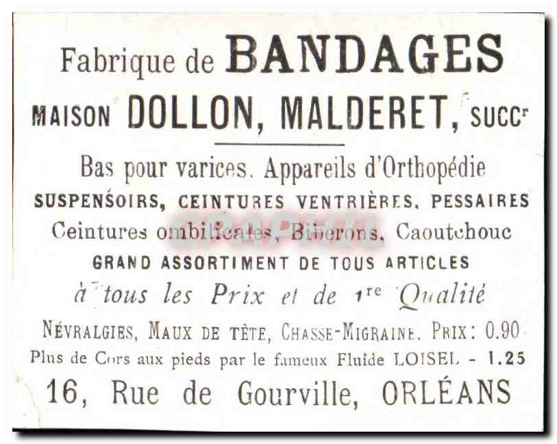 CPA Chicago Maison Dollon Malderet Orleans  — Verso