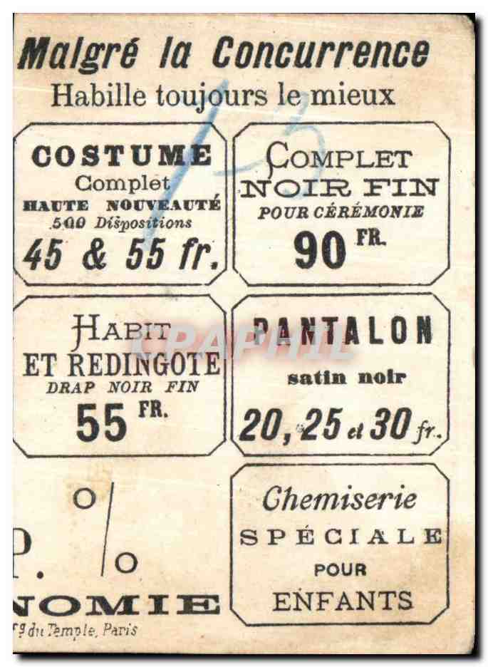 Chromo Chez Coutard Tailleur Ravissante Berthe d'on sortez voue mervilleusement costumee Mon cher Gontran Cheval Horse — Back