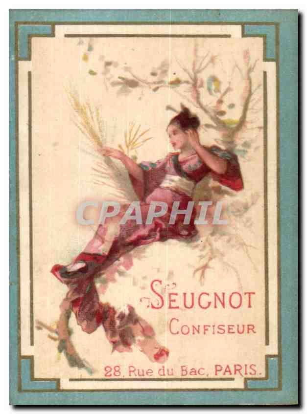 Chromo Seugnot Confiseur Rue du Bac Paris 