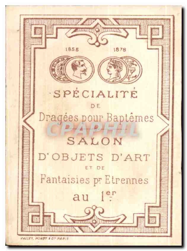 Chromo Seugnot Confiseur Rue du Bac Paris  — Rückseite