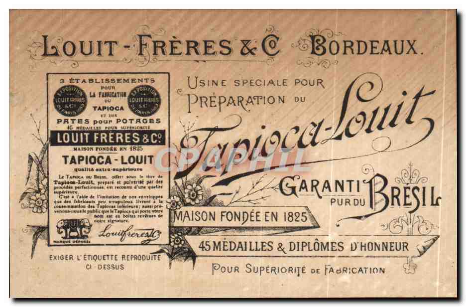 Chromo Chocolat Louit L'Accordee De Village Greuze Elephant — Rückseite