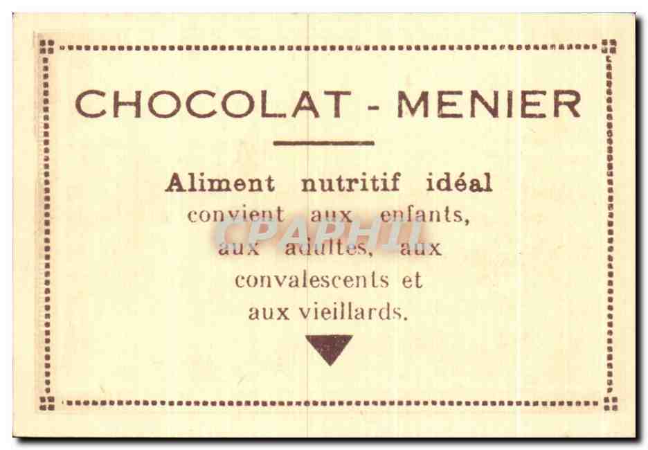 Image Collection Du Chocolat Menier Madrid Puerta Del Sol — Rückseite