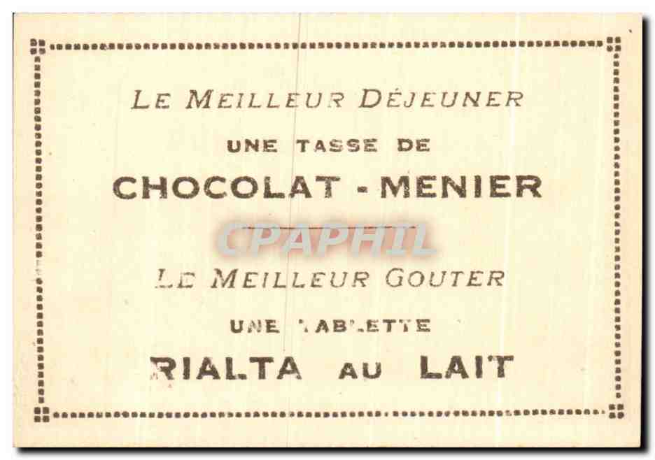 Image Collection Du Chocolat Menier Rimini La Cathedrale — Verso