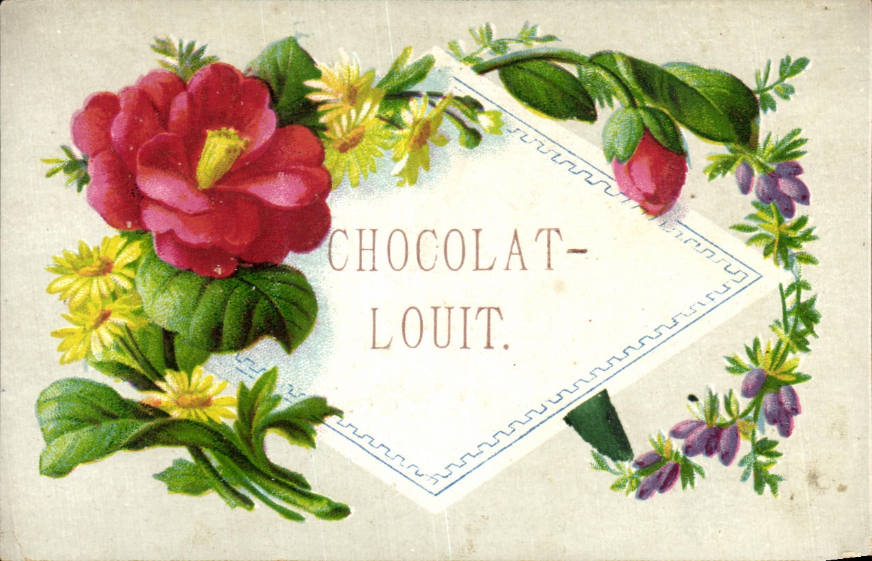 Chromo Chocolat Louit Fleur 