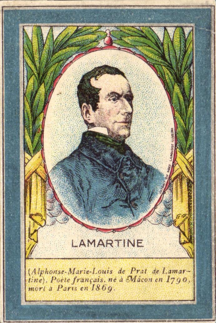 Image Lamartine Alphonse Marie Louis de Prat de Lamartine Poete francais ne a macon Grands Magasin Esders Rennes 