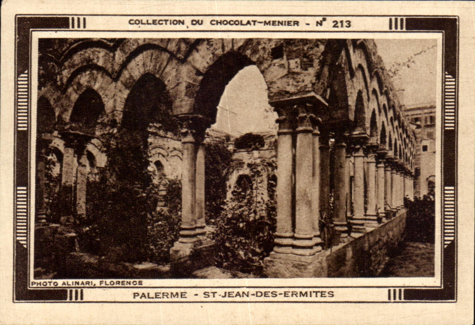 Image Collection du Chocolat Menier Palerme St Jean des Ermites