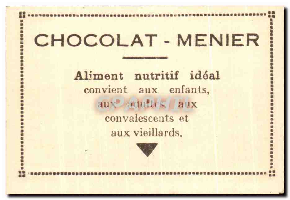 Image Collection du Chocolat Menier St Gall Klosterhof  — Rückseite