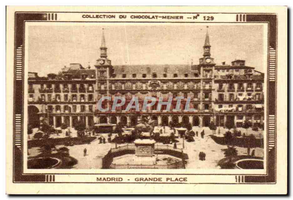 Image Collection du Chocolat Menier Madrid Grande Place 