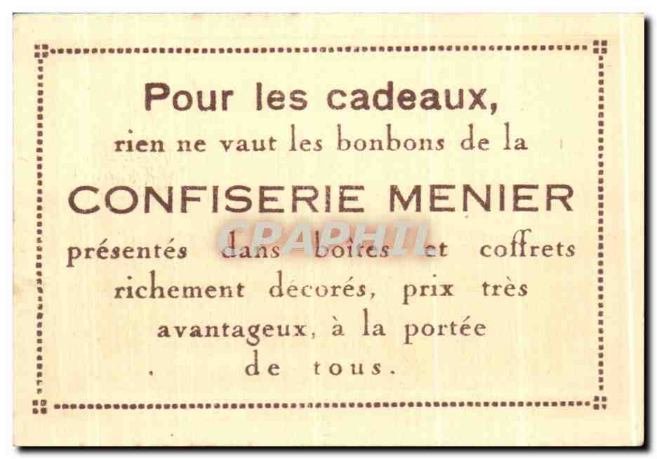 Image Collection du Chocolat Menier Valence Les Arenes  — Verso