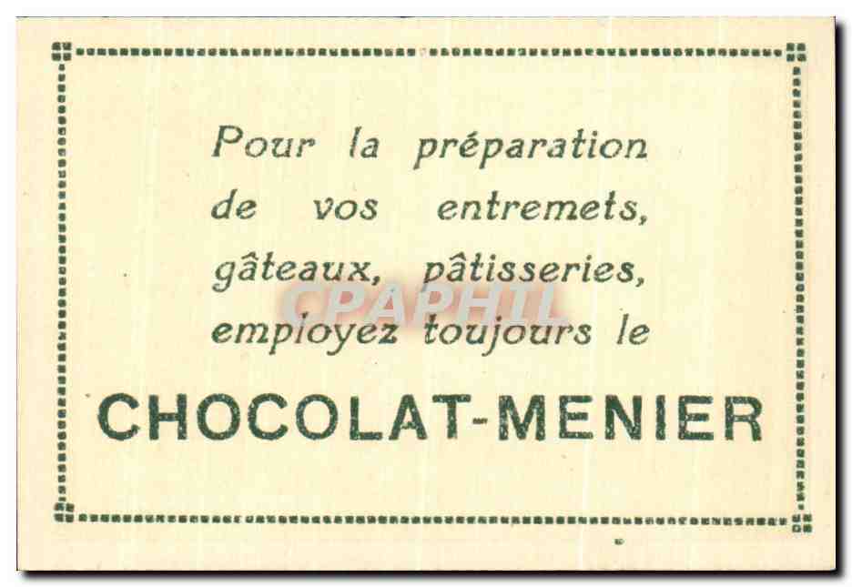 Image Collection du Chocolat Menier Lisbonne Couvent De Belem — Verso