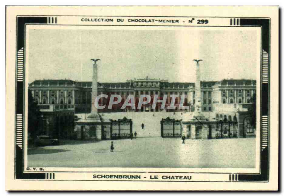 Image Collection Du Chocolat Menier Schoenbrunn Le Chateau 