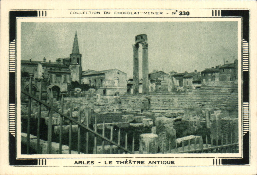 Image Collection Du chocolat Menier Arles Le Theatre Antique