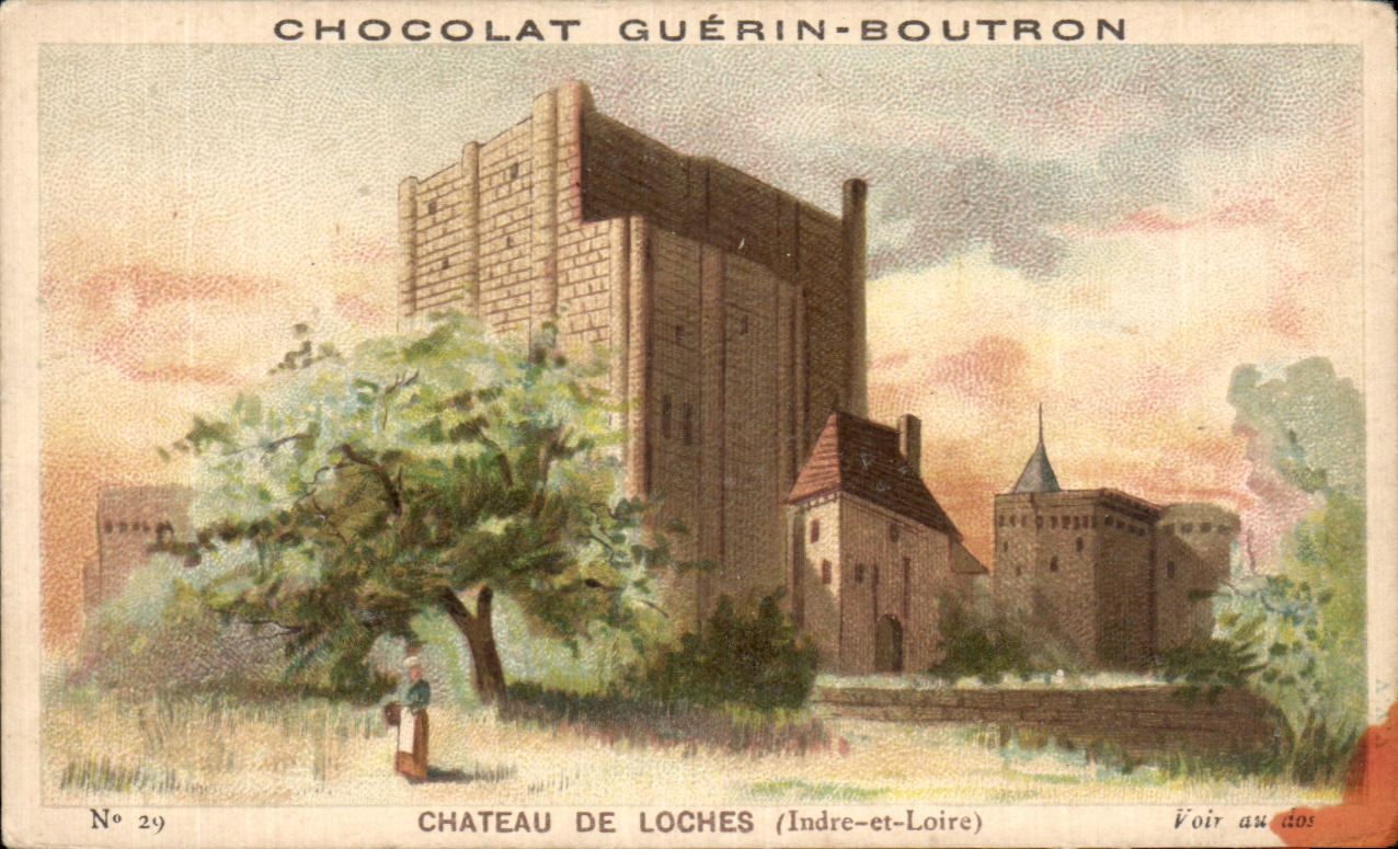 Image Chocolat Guerin Boutron Chateau De Loches 