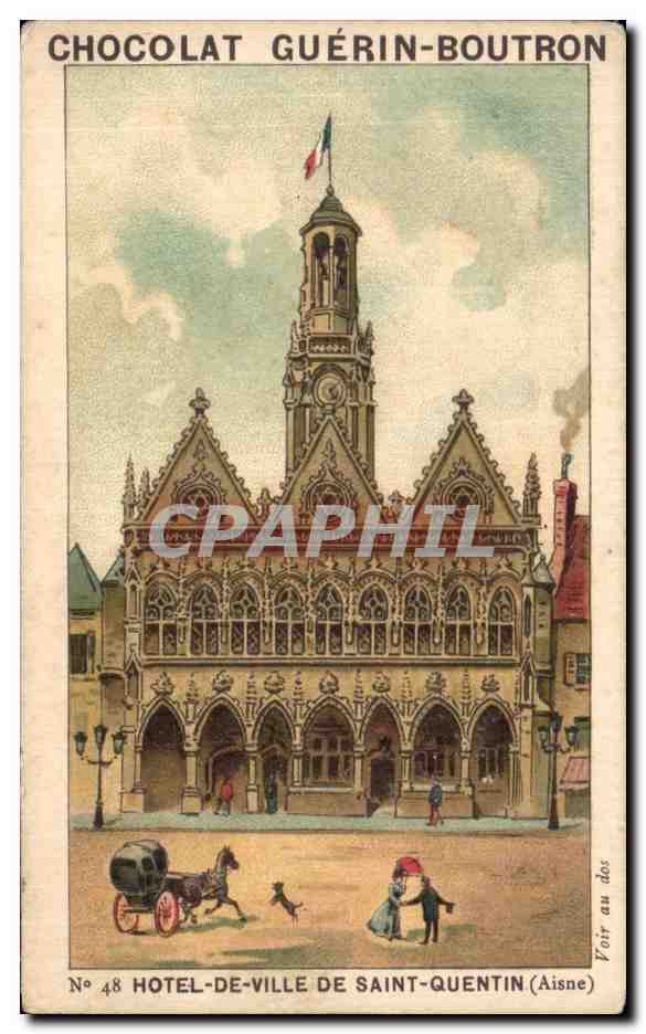 Image Chocolat Guerin Boutron Hotel De Ville De Saint Quentin 