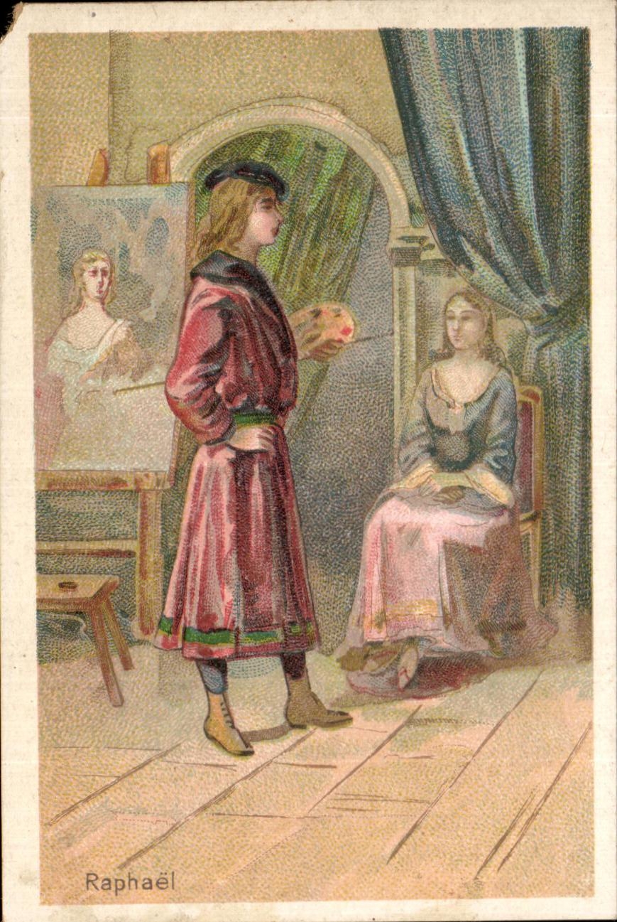 Raphaël — peintre à l'atelier — éditeur Raphaël
