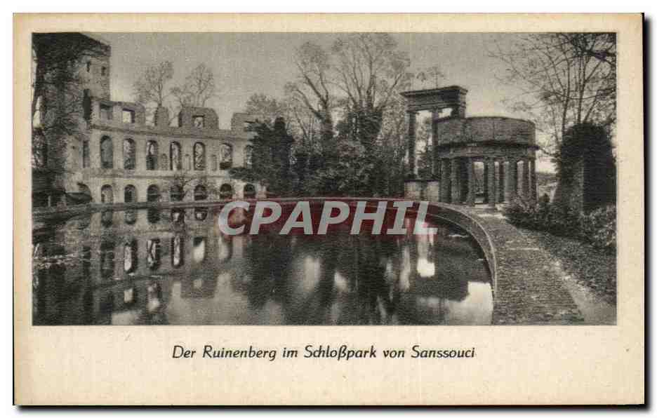 CPA Der Ruinenberg in Schlobpark von Sanssouci