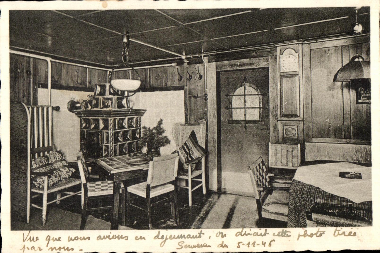CPA Gasthof Pension Alpenrose Mittelberg Walsertal walserstube