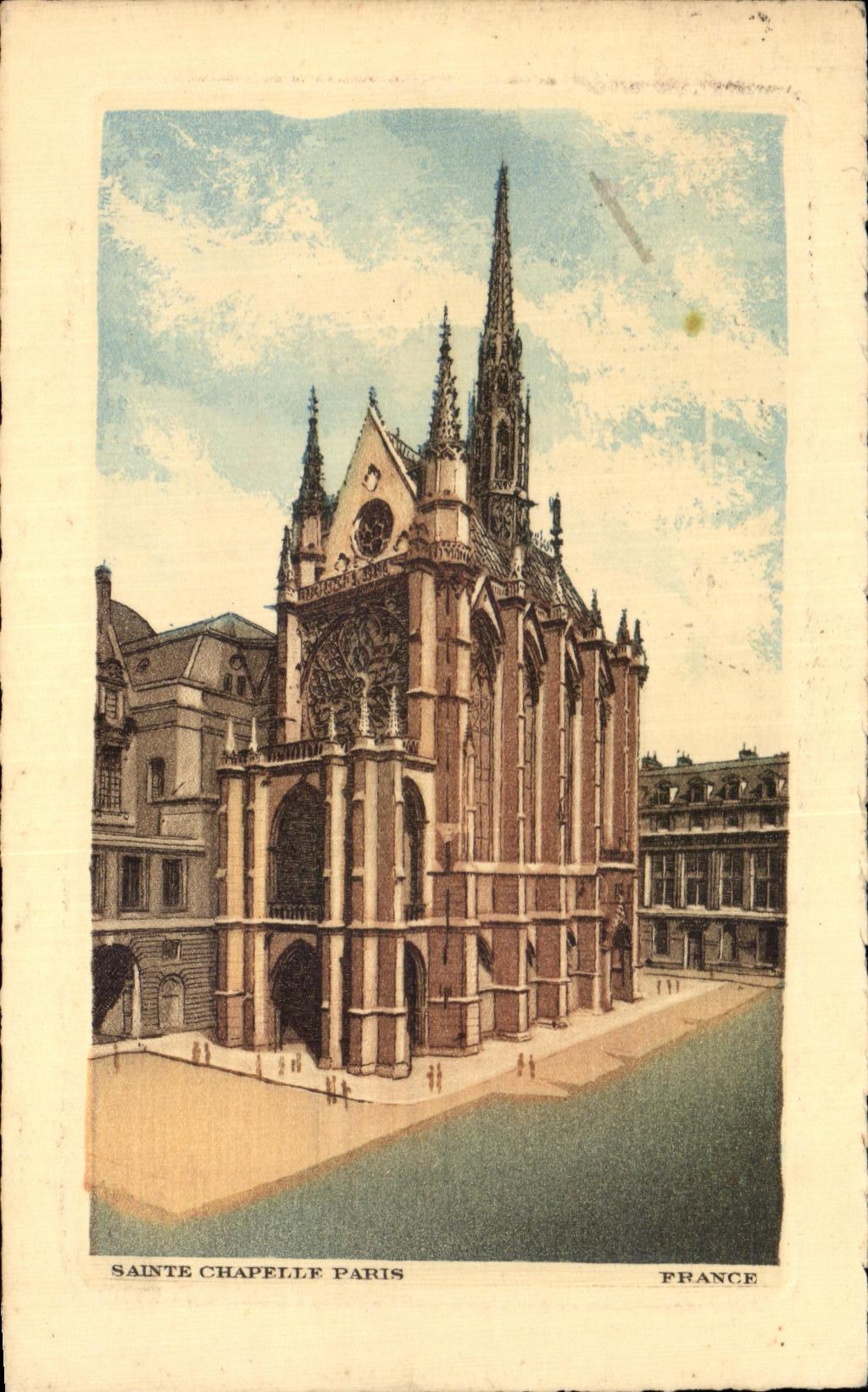 CPA Sainte Chapelle Paris France