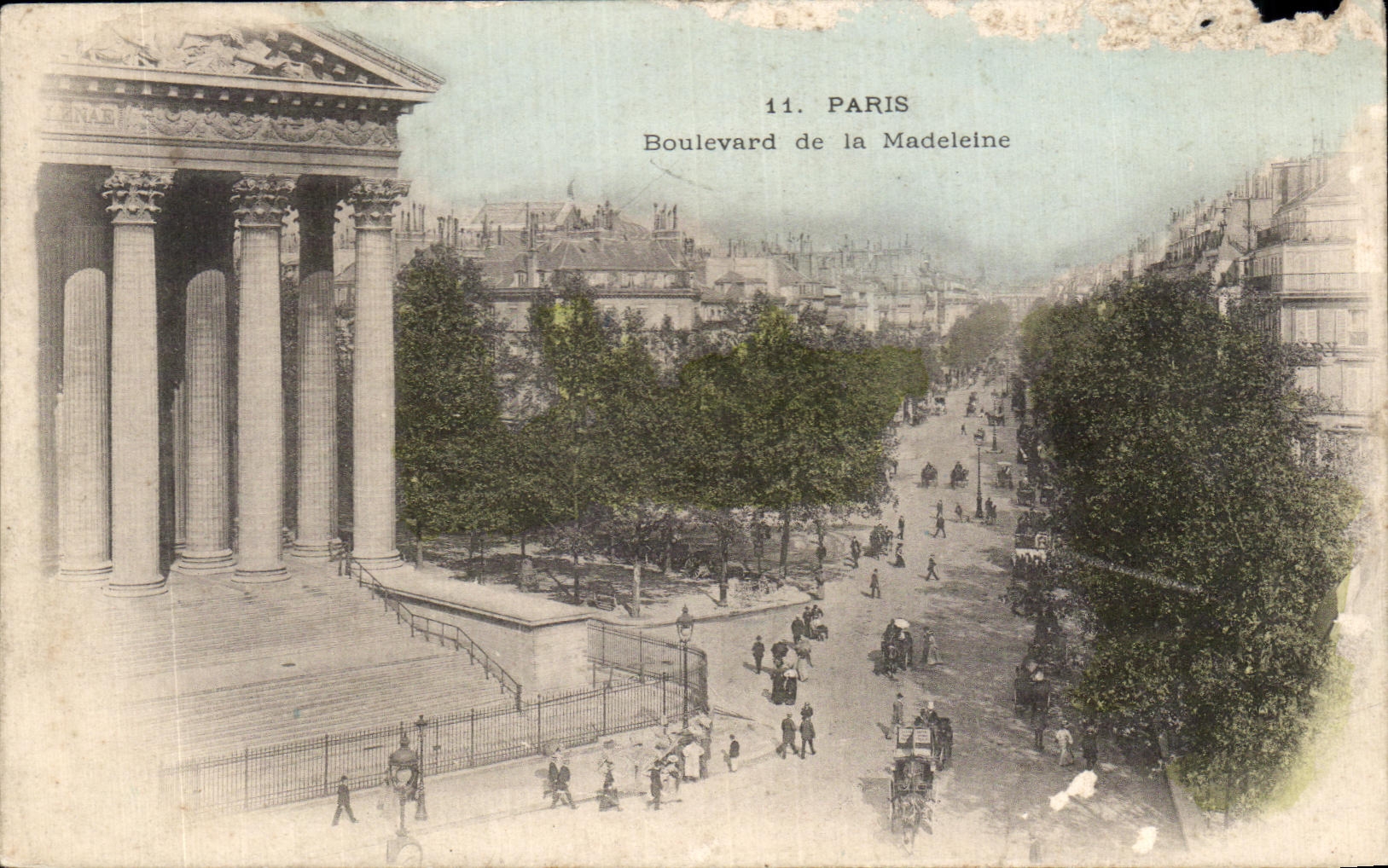 CPA Paris Boulevard de la Madeleine