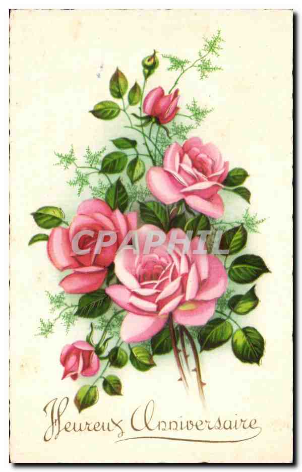 CPA Fantaisie Fleurs 