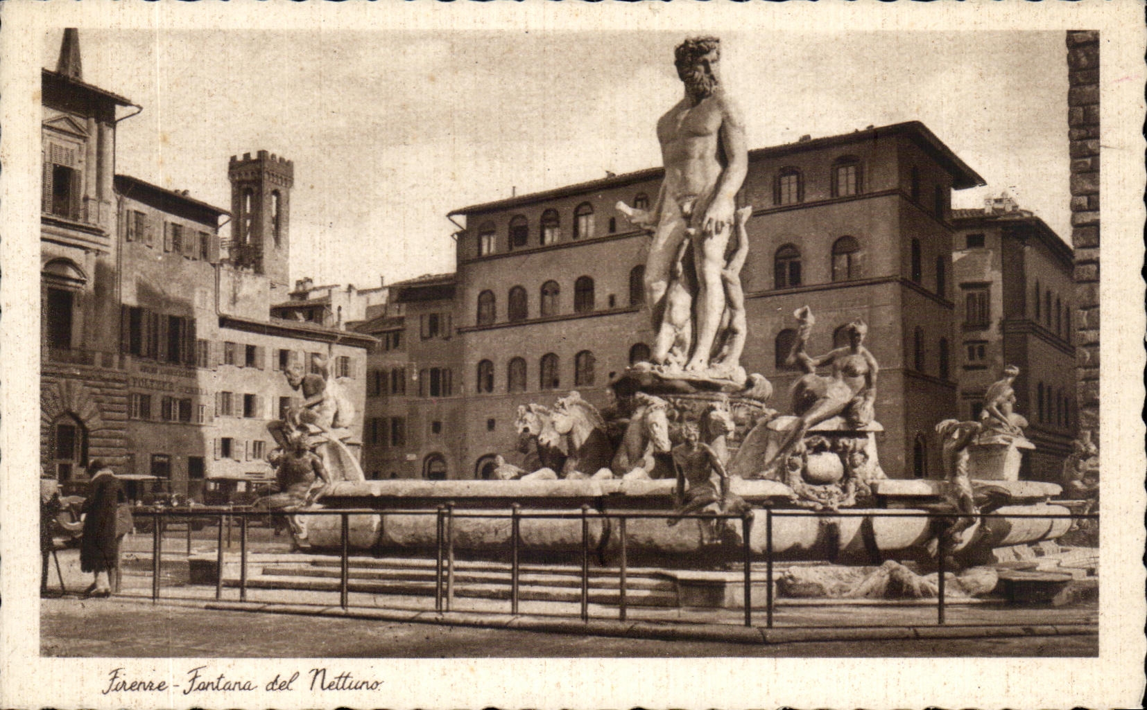 CPA Firenze Fontana del Nettuno