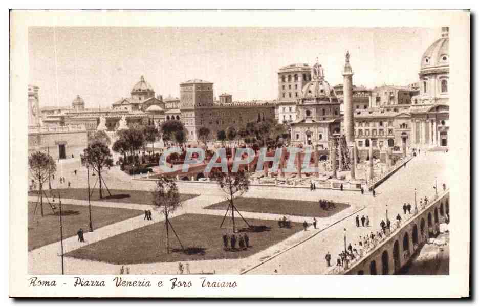CPA Firenze Piazzza Venezia e Toro Traiano