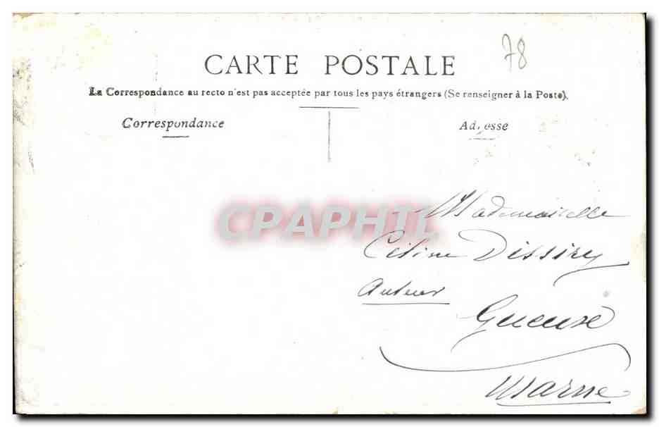 Versailles — Palais du Grand-Trianon — Staerck, Paris — Verso