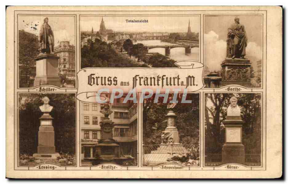CPA Gruss aus Frantfurt a m